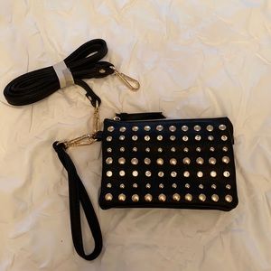 *NEVER USED* Black Studded Purse